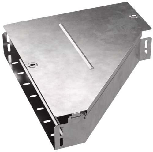 Переходник левый для лотка с крышкой Промрукав Стандарт 400х150х80 фото Переходник левый для лотка с крышкой Промрукав Стандарт 400х150х80 картинка